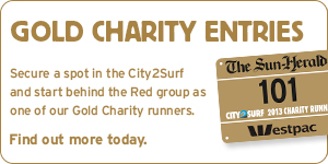 Gold tickets City2Surf