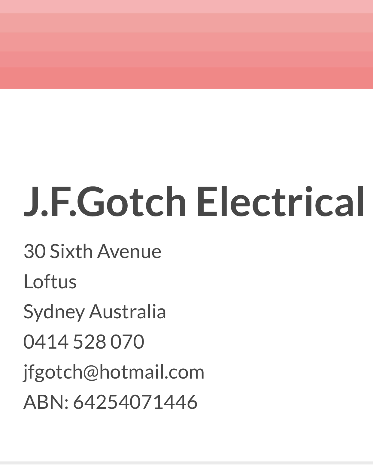 JF GOTCH
