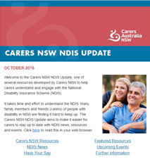 Carers NSW NDIS E-bulletin